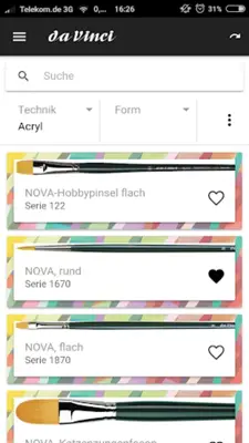 da Vinci Artist Brushes android App screenshot 6